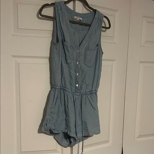 Light Blue Sleeveless Romper